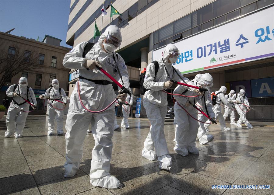 REPUBLICA DE COREA-DAEGU-COVID 19-CASOS CONFIRMADOS