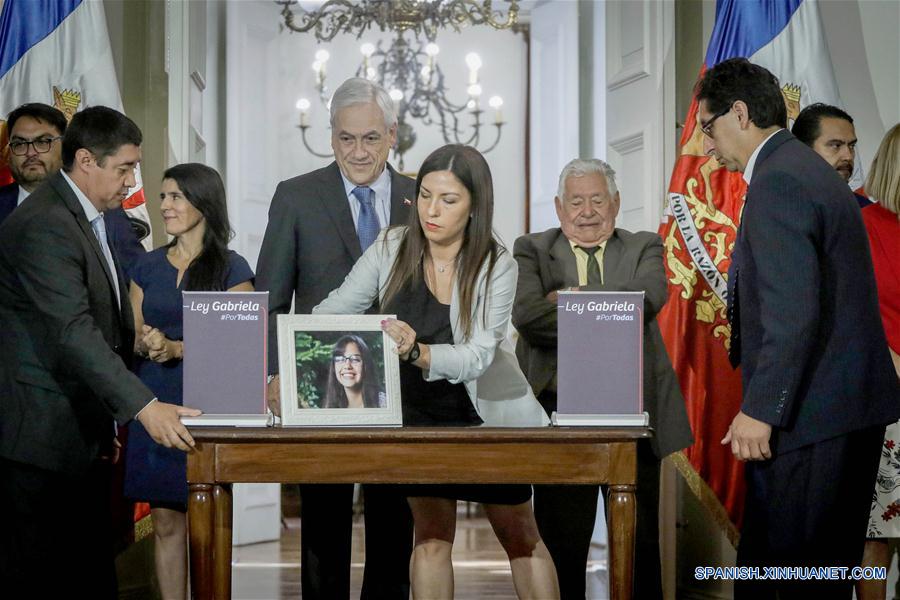 CHILE-SANTIAGO-PIÑERA-PROMULGACION