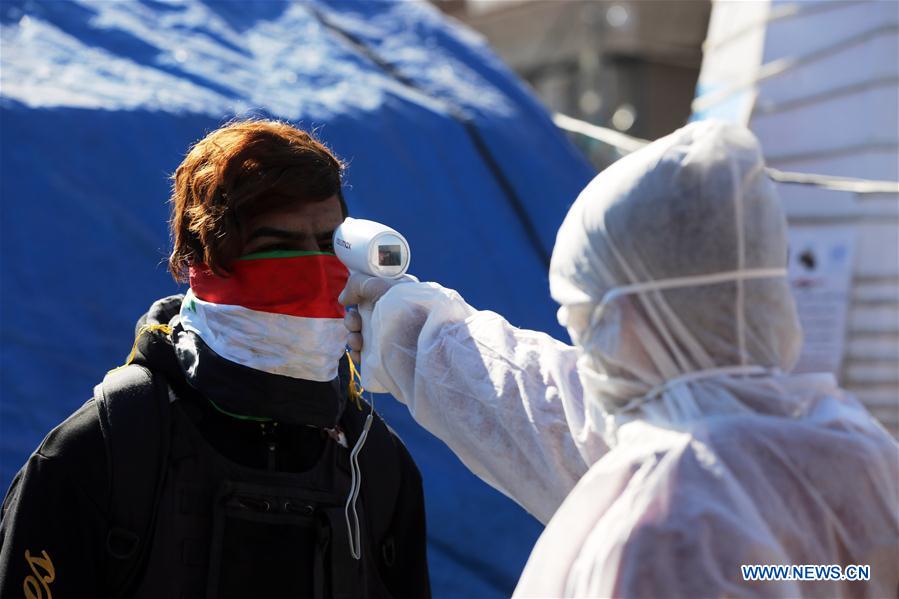 IRAK-BAGDAD-COVID 19-MEDIDAS PREVENTIVAS