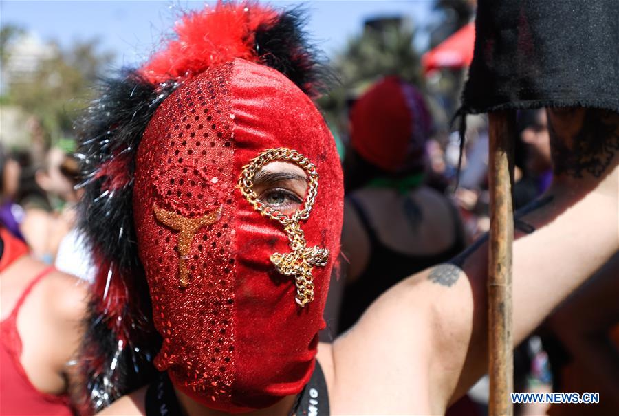 CHILE-SANTIAGO-DIA INTERNACIONAL DE LA MUJER-MANIFESTACION