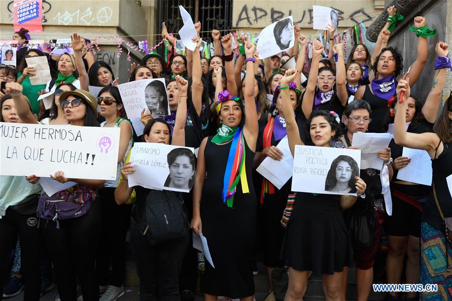 CHILE-SANTIAGO-DIA INTERNACIONAL DE LA MUJER-MANIFESTACION