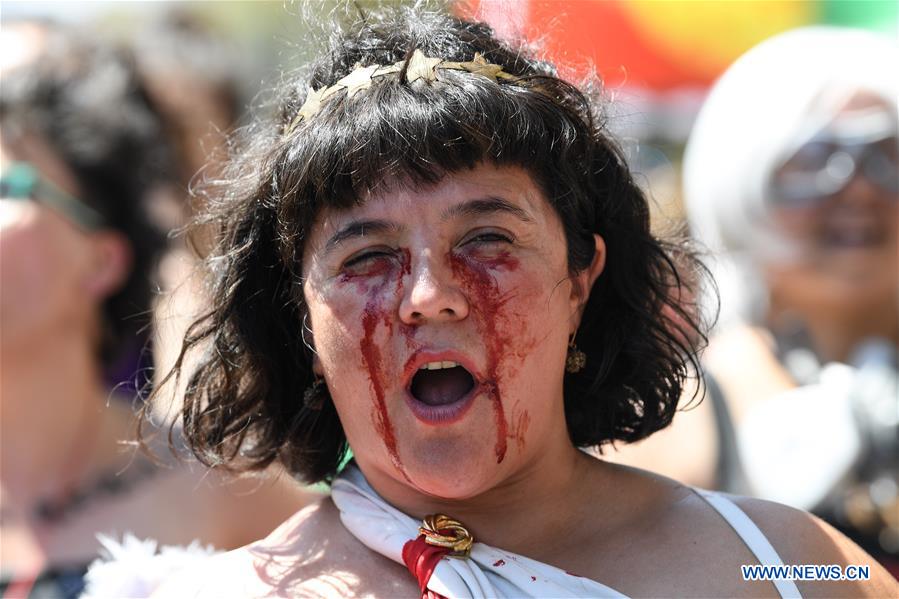 CHILE-SANTIAGO-DIA INTERNACIONAL DE LA MUJER-MANIFESTACION