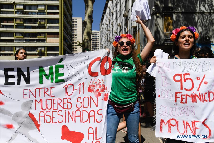 CHILE-SANTIAGO-DIA INTERNACIONAL DE LA MUJER-MANIFESTACION