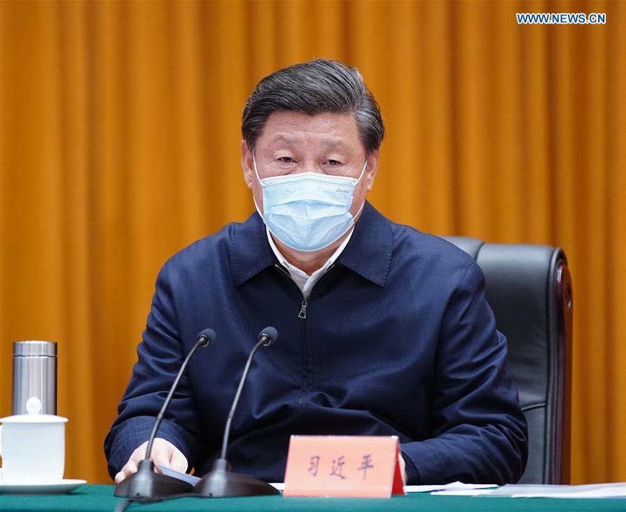 CHINA-WUHAN-XI JINPING-COVID-19-PREVENCION Y CONTROL EPIDEMICOS-INSPECCION