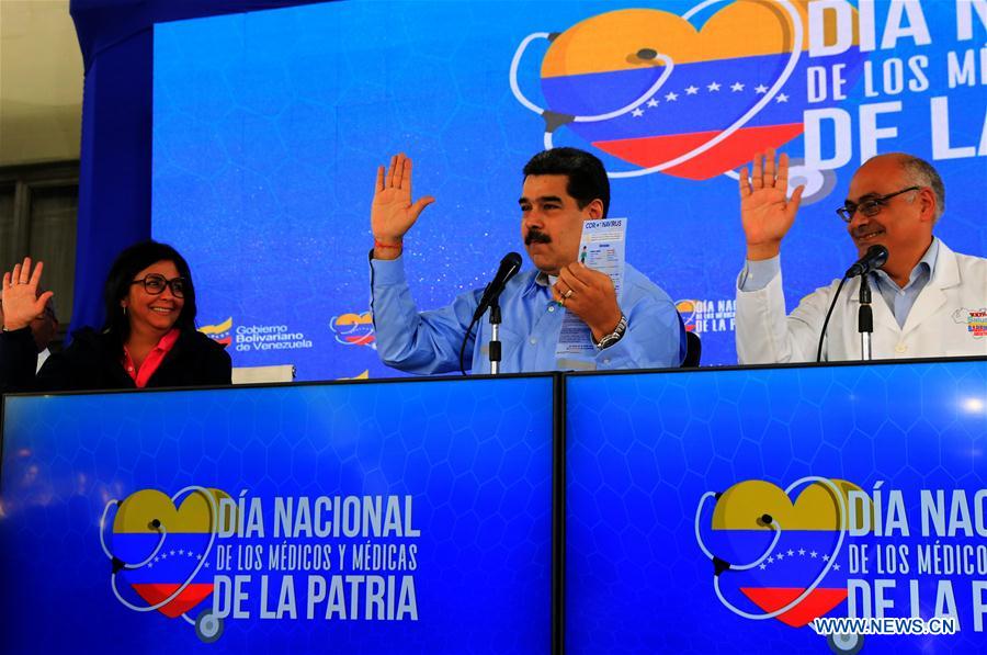 VENEZUELA-CARACAS-MADURO-CORONAVIRUS