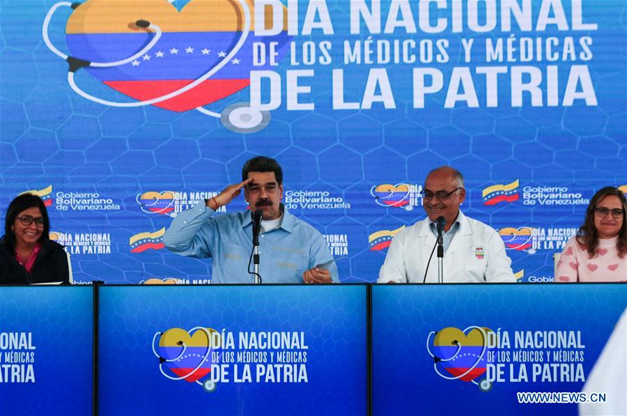 VENEZUELA-CARACAS-MADURO-CORONAVIRUS