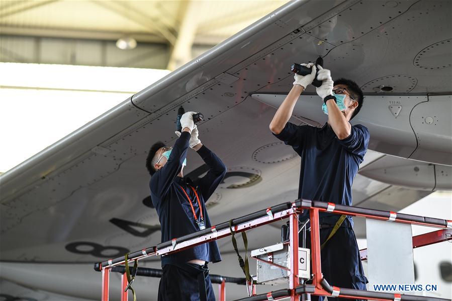 CHINA-HAINAN-HAIKOU-SOUTHERN AIRLINES-BASE DE MANTENIMIENTO DE AERONAVES-REANUDADCION DE OPERACIONES