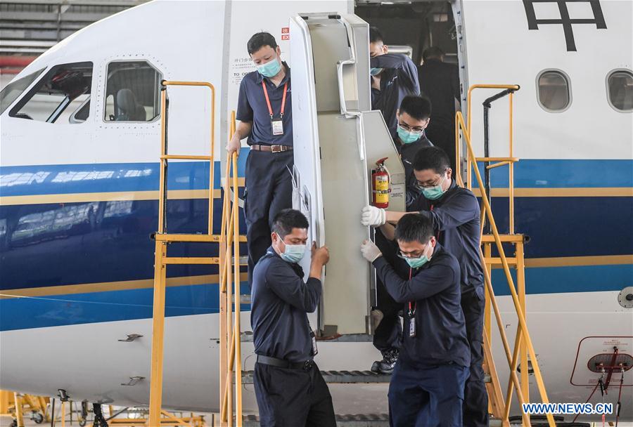 CHINA-HAINAN-HAIKOU-SOUTHERN AIRLINES-BASE DE MANTENIMIENTO DE AERONAVES-REANUDACION DE OPERACIONES