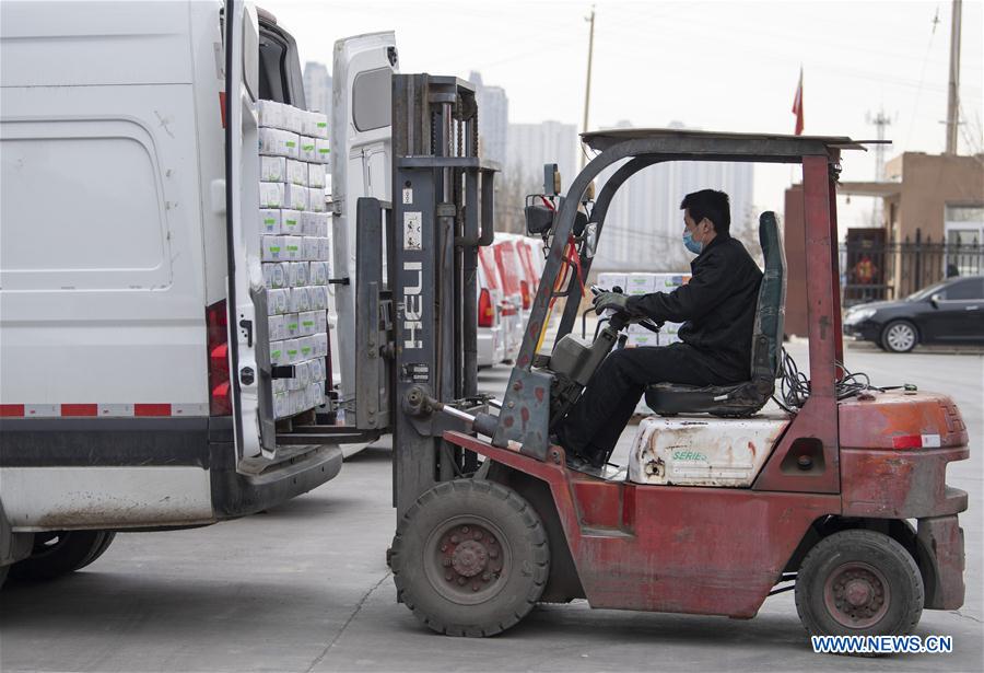 CHINA-SHANXI-TAIYUAN-LOGISTICO-REANUDACION