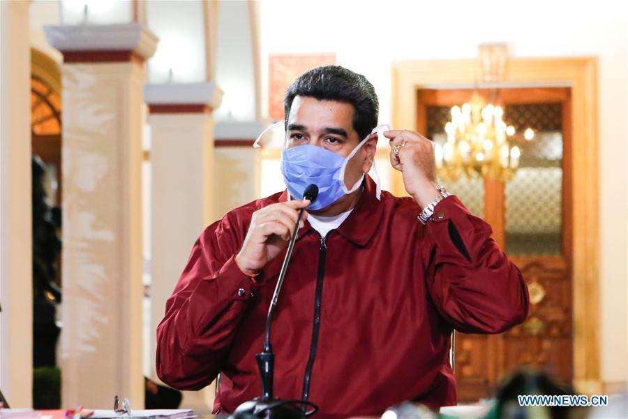 VENEZUELA-CARACAS-COVID-19-MADURO