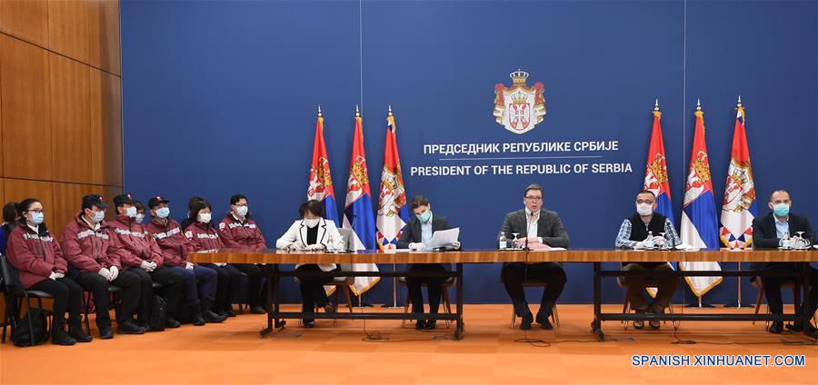 SERBIA-BELGRADO-EXPERTOS CHINOS-COVID-19