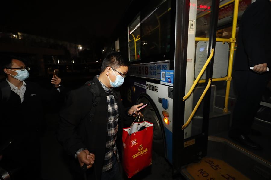 CHINA-HUBEI-WUHAN-COVID-19-BUS ROUTES-RESUMPTION (CN)