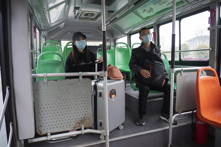 CHINA-HUBEI-WUHAN-COVID-19-BUS ROUTES-RESUMPTION (CN)