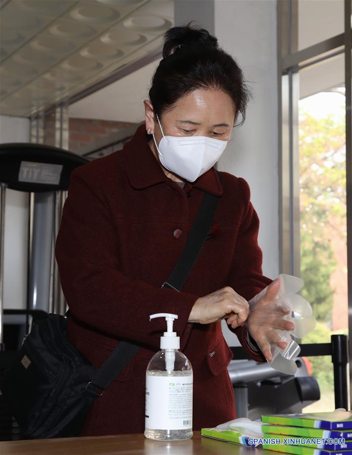 REPUBLICA DE COREA-SEUL-COVID-19-ELECCIONES PARLAMENTARIAS