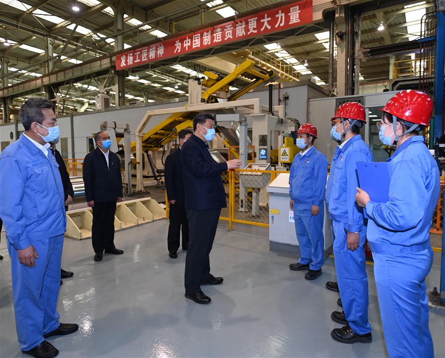 CHINA-SHANXI-TAIYUAN-XI JINPING-INSPECCION