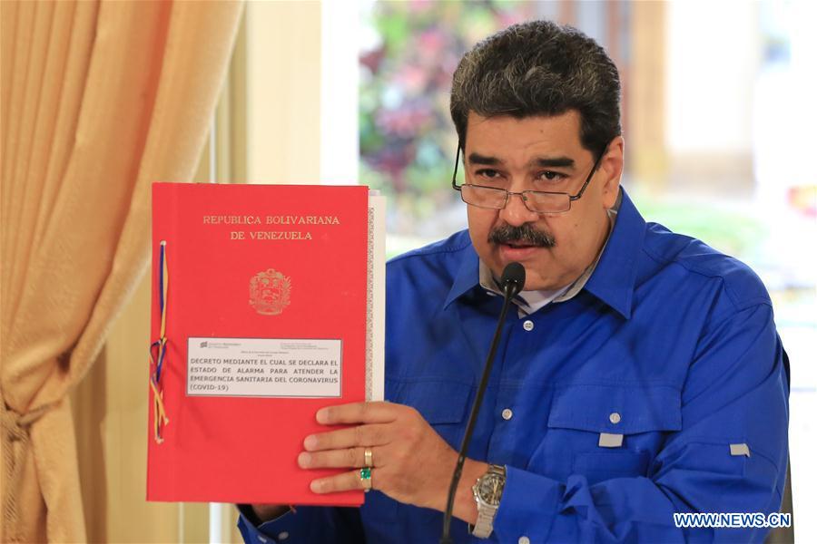 VENEZUELA--CARACAS-COVID-19-MADURO