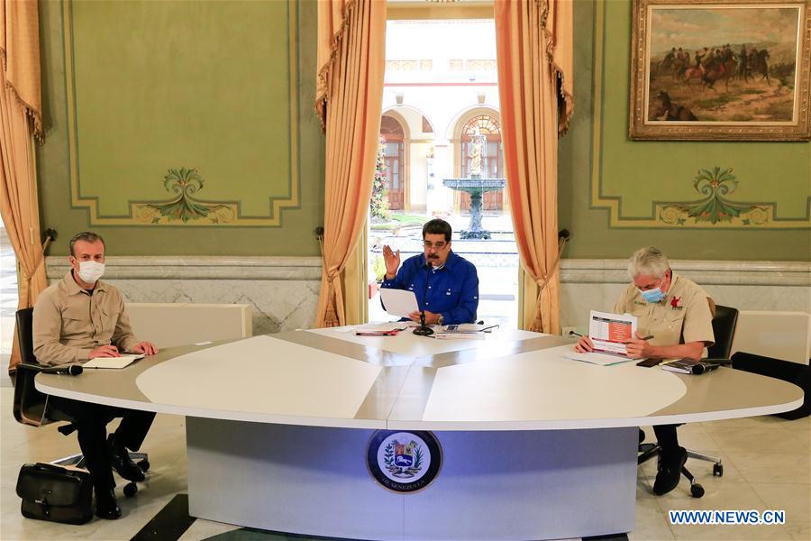 VENEZUELA--CARACAS-COVID-19-MADURO