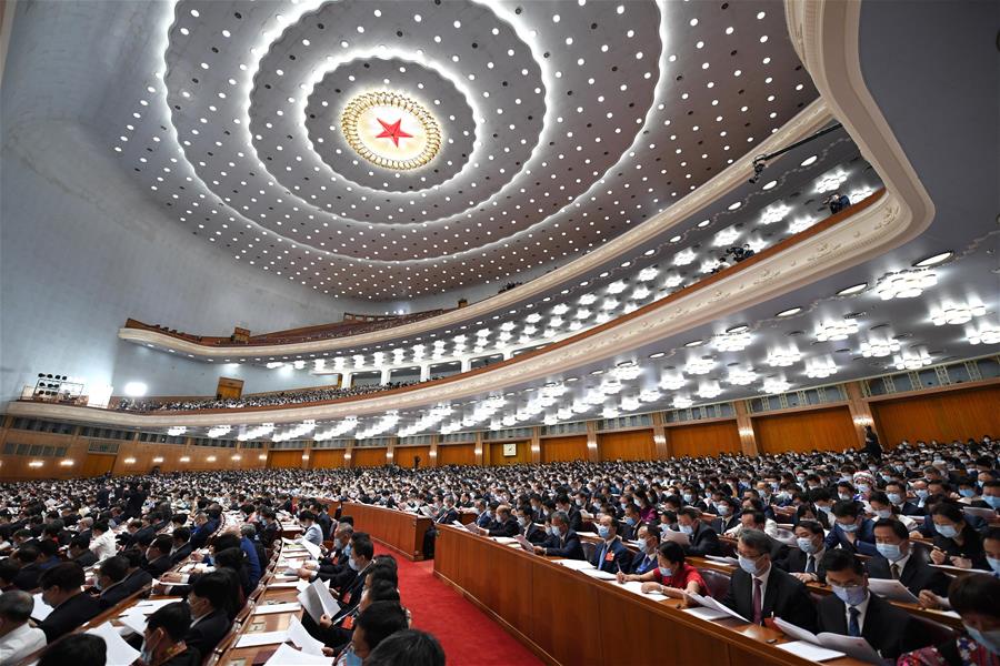 (TWO SESSIONS)CHINA-BEIJING-NPC-ANNUAL SESSION-SECOND PLENARY MEETING (CN)