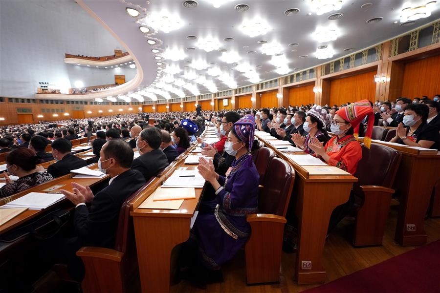 (TWO SESSIONS)CHINA-BEIJING-NPC-ANNUAL SESSION-SECOND PLENARY MEETING (CN)