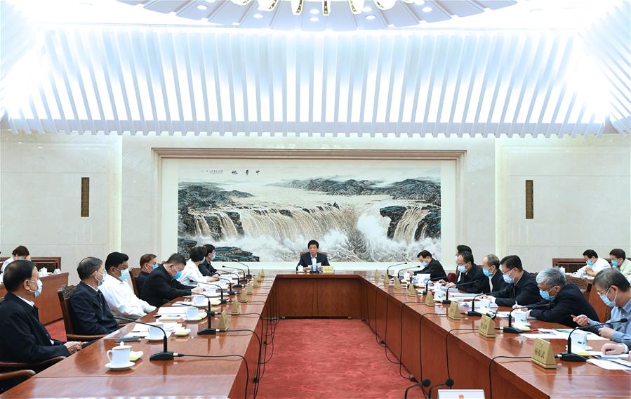 CHINA-BEIJING-LI ZHANSHU-PRESIDENTES-REUNION