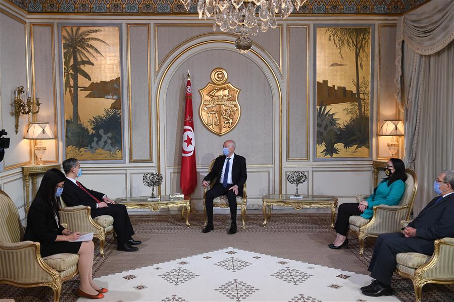 TUNISIA-PRESIDENT-CHINA-AMBASSADOR-MEETING