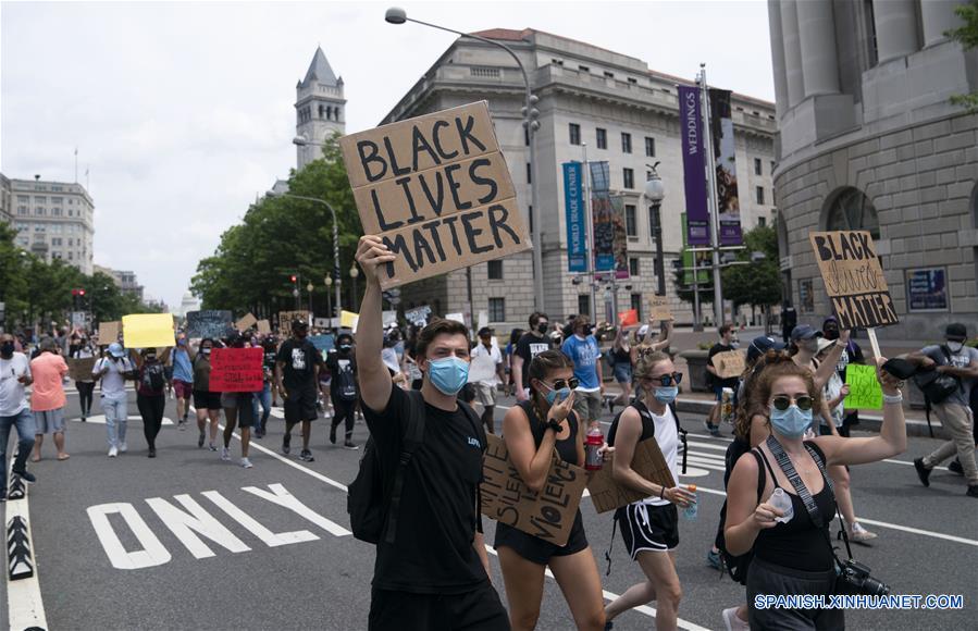 EEUU-WASHINGTON-MANIFESTACION-MUERTE DE FLOYD