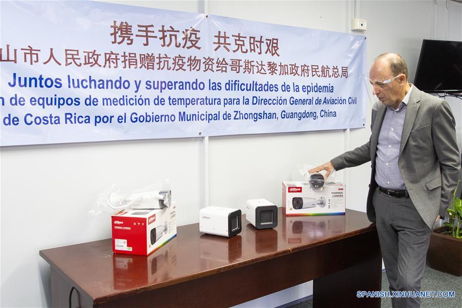 COSTA RICA-SAN JOSE-CHINA-COVID-19-DONACION