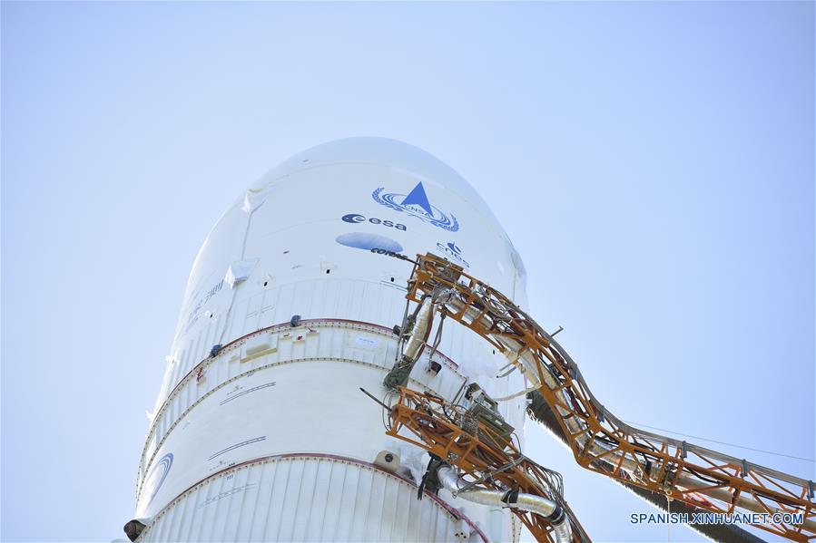 (EyesonSci)CHINA-HAINAN-LONG MARCH-5 ROCKET-LAUNCH-PREPARATION (CN)