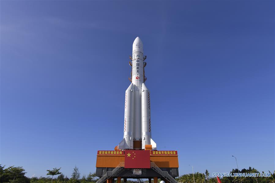 (EyesonSci)CHINA-HAINAN-LONG MARCH-5 ROCKET-LAUNCH-PREPARATION (CN)