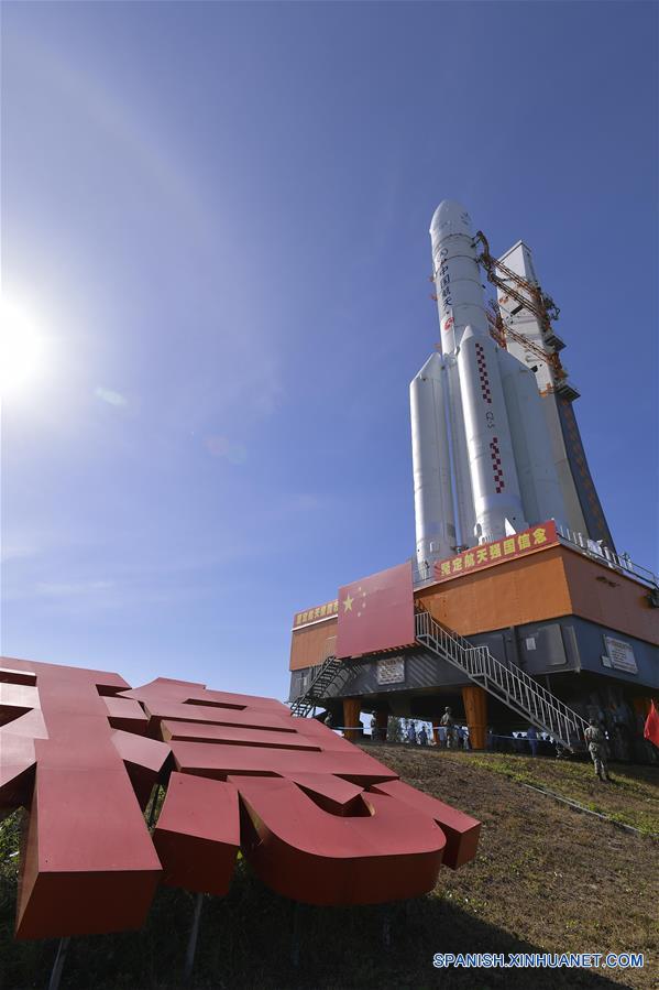 (EyesonSci)CHINA-HAINAN-LONG MARCH-5 ROCKET-LAUNCH-PREPARATION (CN)