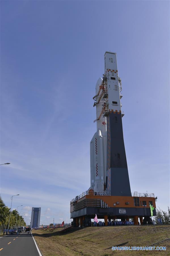 (EyesonSci)CHINA-HAINAN-LONG MARCH-5 ROCKET-LAUNCH-PREPARATION (CN)