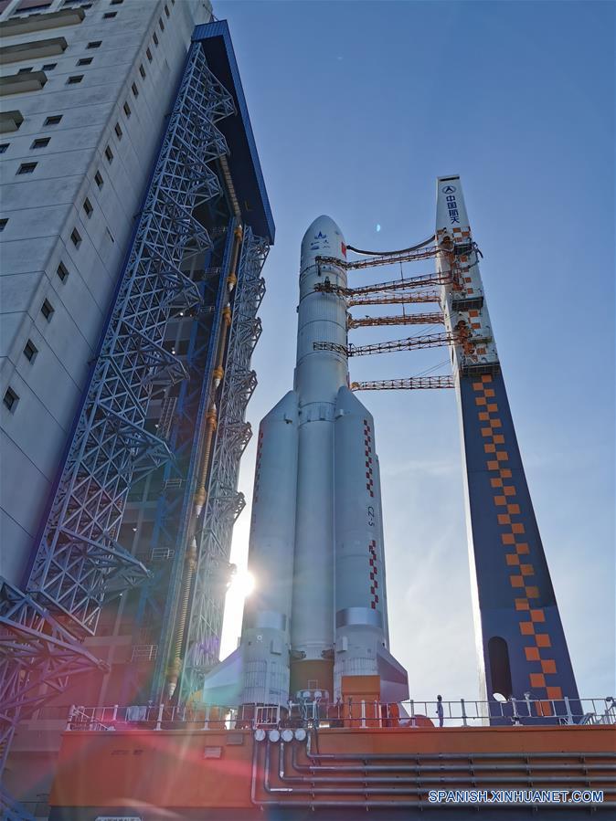 (EyesonSci)CHINA-HAINAN-LONG MARCH-5 ROCKET-LAUNCH-PREPARATION (CN)