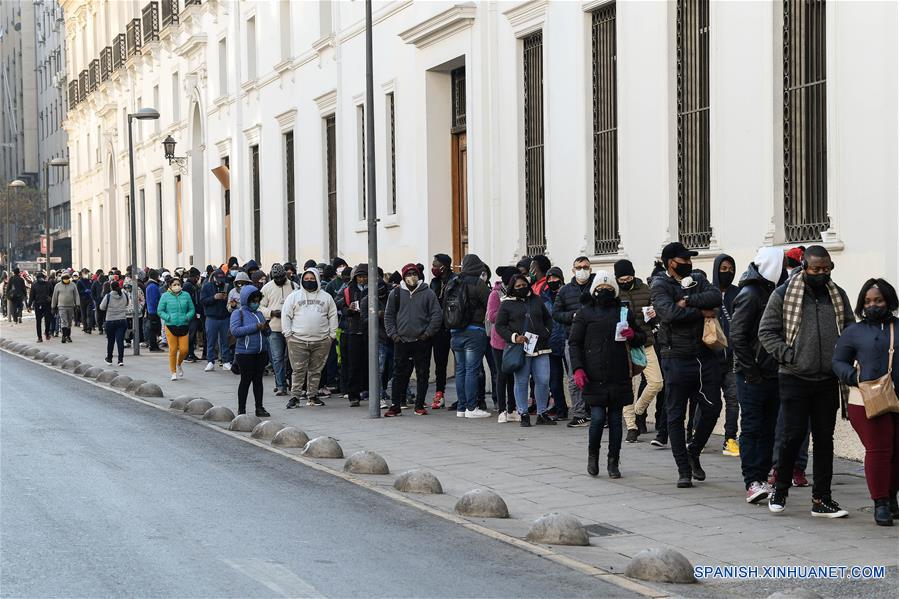 CHILE-SANTIAGO-COVID-19