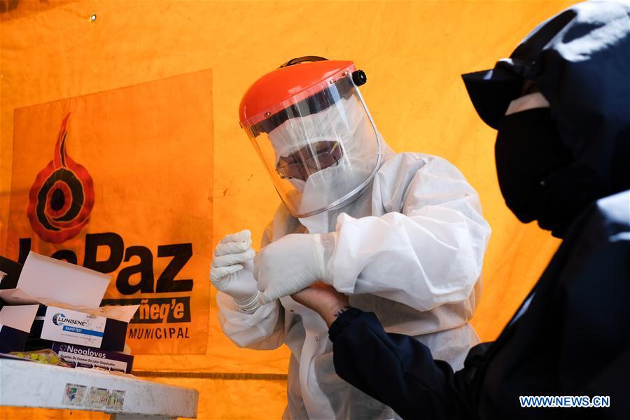BOLIVIA-LA PAZ-COVID-19