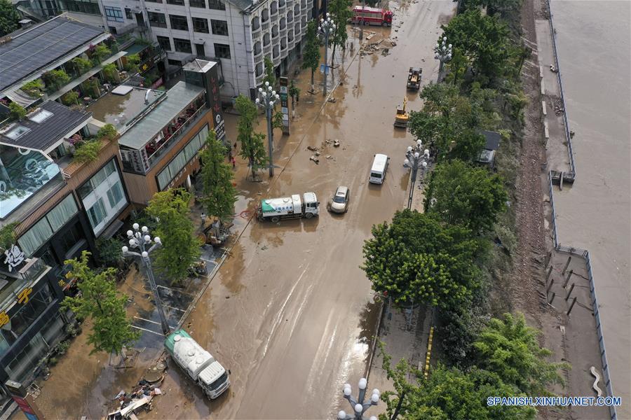 CHINA-CHONGQING-INUNDACION