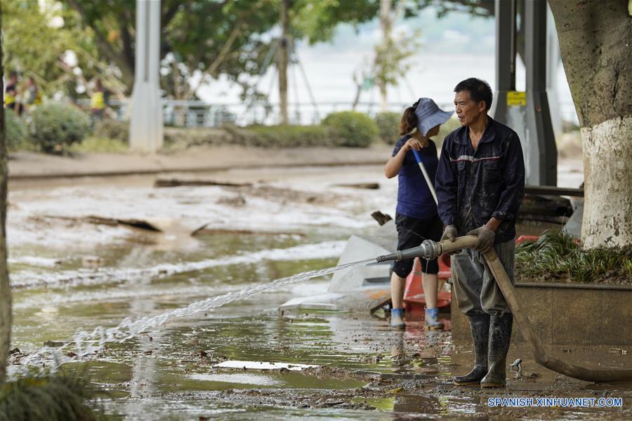 CHINA-CHONGQING-INUNDACION