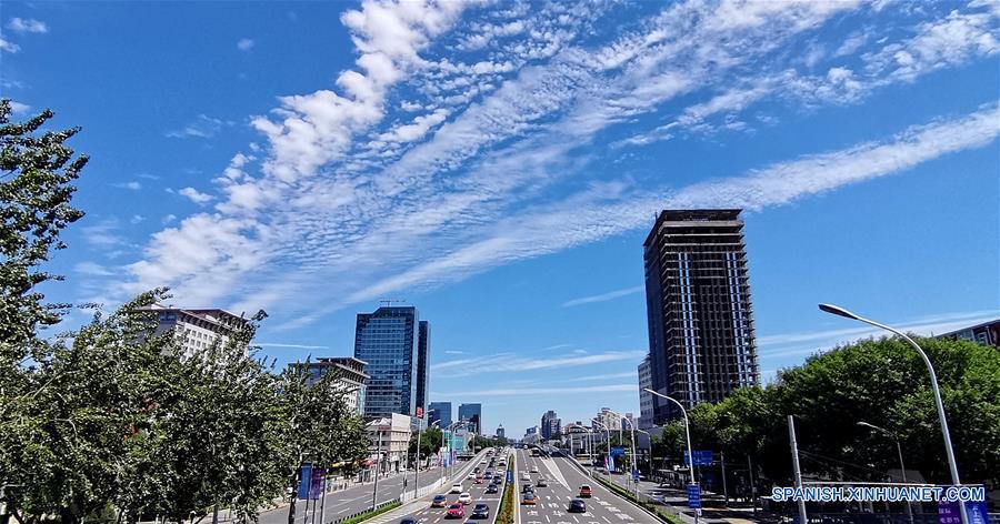 CHINA-BEIJING-VISTA DE LA CIUDAD-DIA SOLEADO