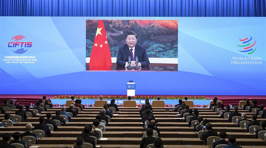 CHINA-XI JINPING-CIFTIS-CUMBRE-DISCURSO