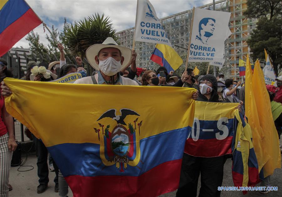 ECUADOR-QUITO-SENTENCIA CORREA