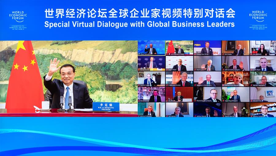 CHINA-BEIJING-LI KEQIANG-FEM-LIDERES EMPRESARIALES-DIALOGO