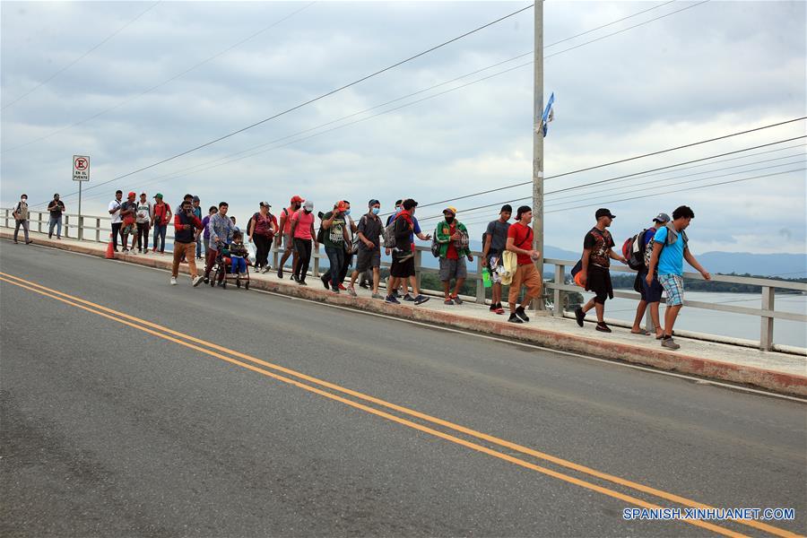 GUATEMALA-IZABAL-MIGRANTES-COVID-19-CARAVANA
