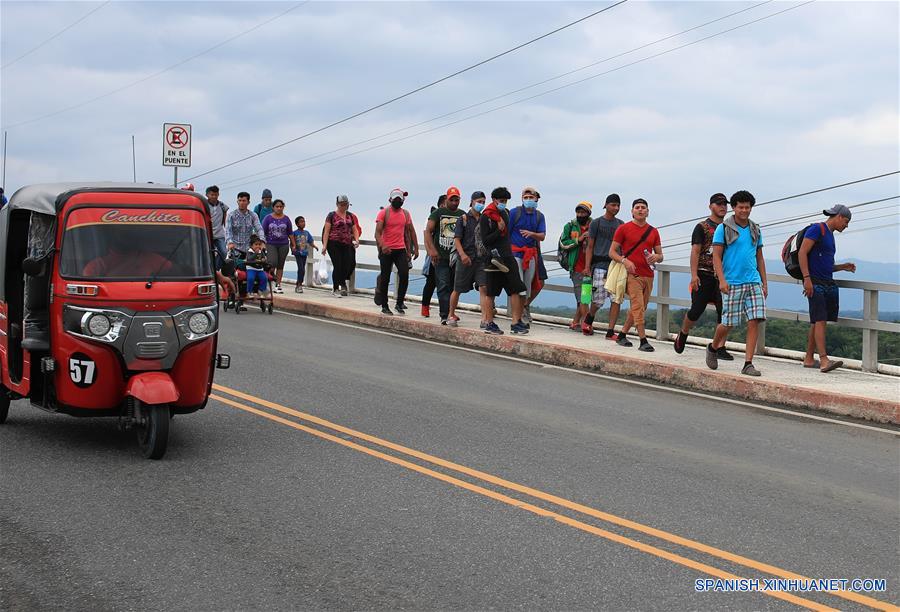 GUATEMALA-IZABAL-MIGRANTES-COVID-19-CARAVANA