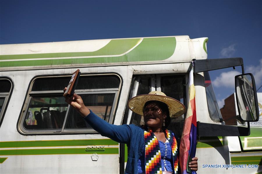 BOLIVIA-EL ALTO-MAS-ELECCIONES GENERALES-CELEBRACION