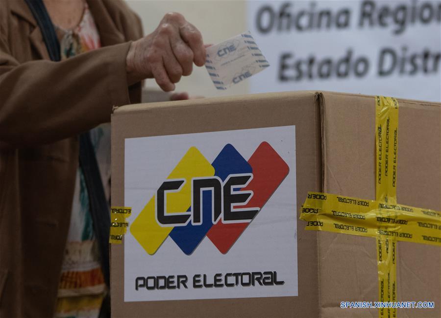 VENEZUELA-CARACAS-CNE-SIMULACRO ELECTORAL