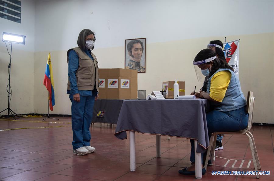 VENEZUELA-CARACAS-CNE-SIMULACRO ELECTORAL