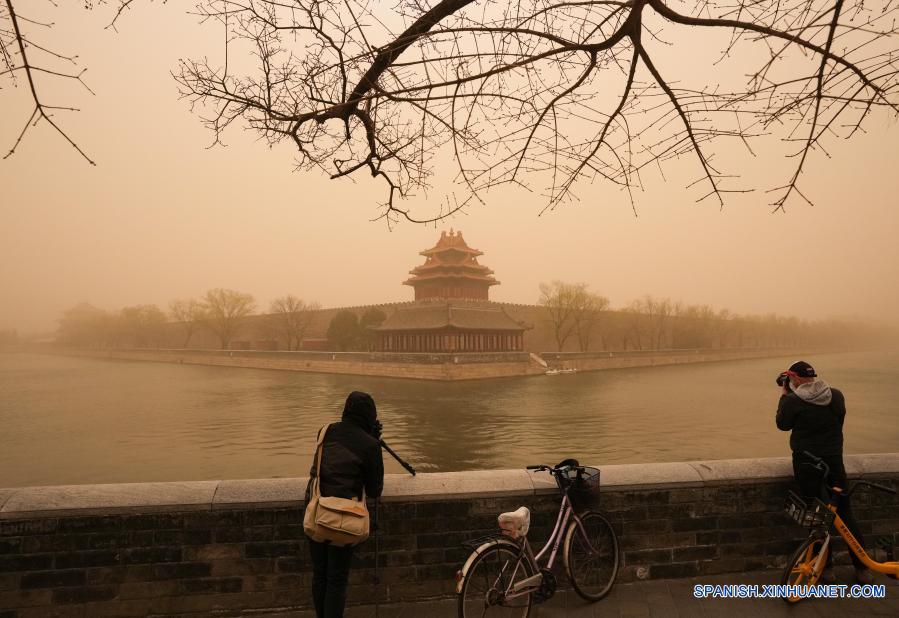 China Emite Alerta Amarilla Por Tormentas De Arena Spanish Xinhuanet