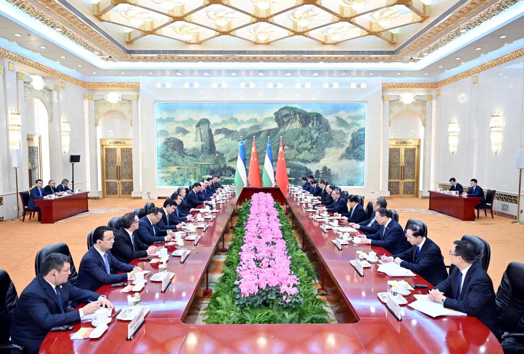 The Chinese Prime Minister Met With The Uzbek President
