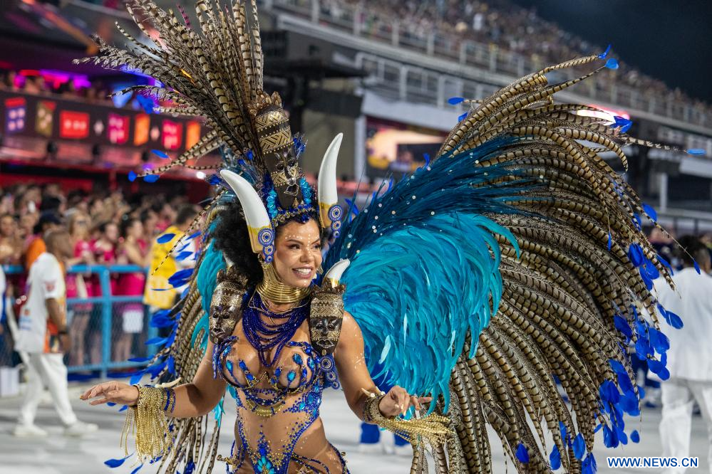 Desfile de carnaval en Río de Janeiro, Brasil