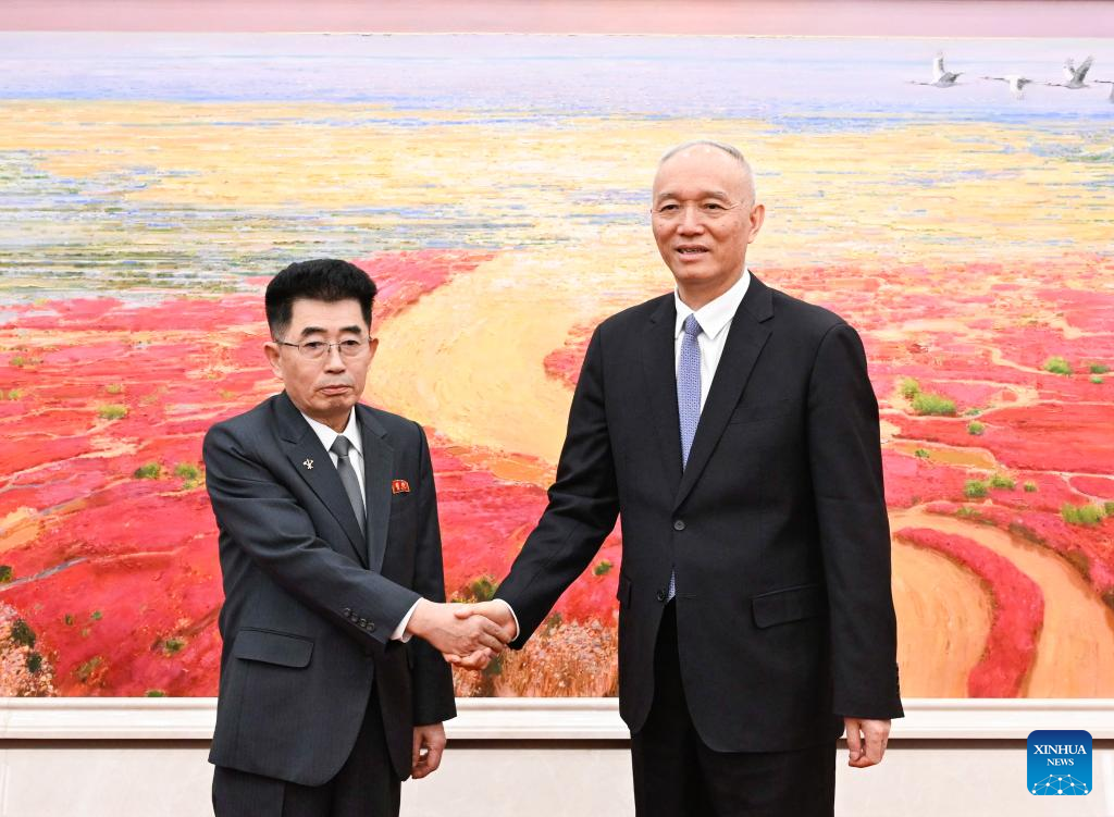 Un alto funzionario del Partito Comunista Cinese incontra una delegazione del Partito dei Lavoratori della Corea