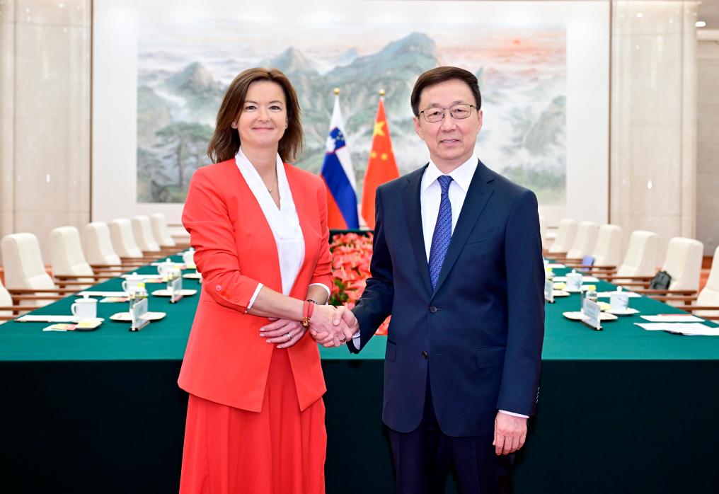 Il vicepresidente cinese incontra il vice primo ministro sloveno